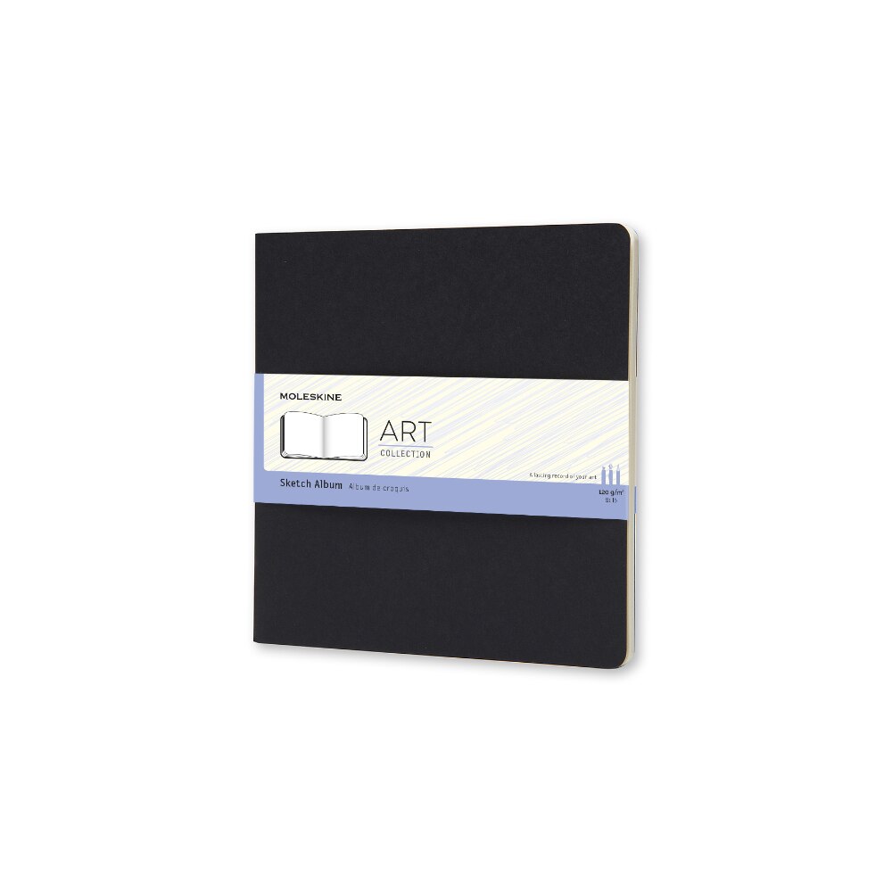 Caiet de schite Moleskine, 120g/m2, 19x19 cm, Negru
