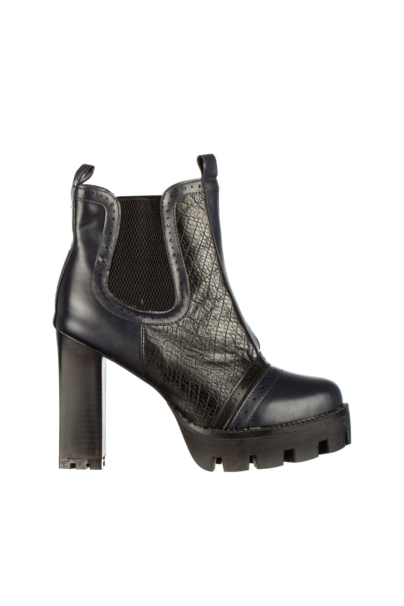 Botine dama Adela, Albastru