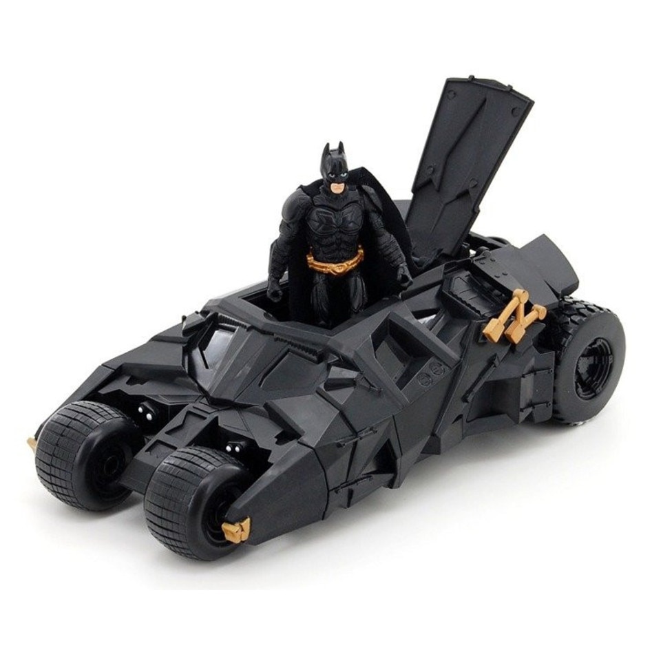 Set figurina Batman si Batmobil, Mattel, 22cm, +4 ani