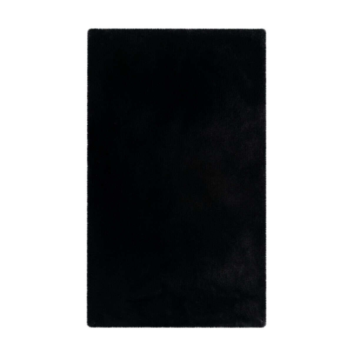 Covoras baie Unicolor Decorino Colectia Heaven Mats, Negru 50x90, C11-019502