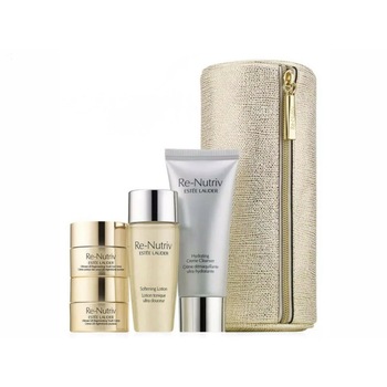 Set creme Estee Lauder 5 Pc Re-nutriv Ultimate Lift Regenerating Youth Cream 2x30ml 2x7ml portfard gold Set creme Estee Lauder 5 Pc Re-nutriv Ultimate Lift Regenerating Youth Cream 2x30ml 2x7ml portfard gold
