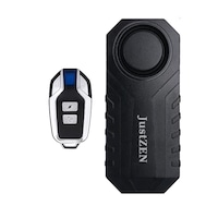 Alarma anti furt pentru biciclete si motociclete 113 db, JustZEN™ X2, senzor de vibratii ajustabil, impermeabila IP55, telecomanda, Negru