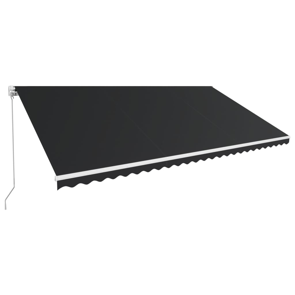 Copertina retractabila manual, antracit, 600 x 300 cm 3051226