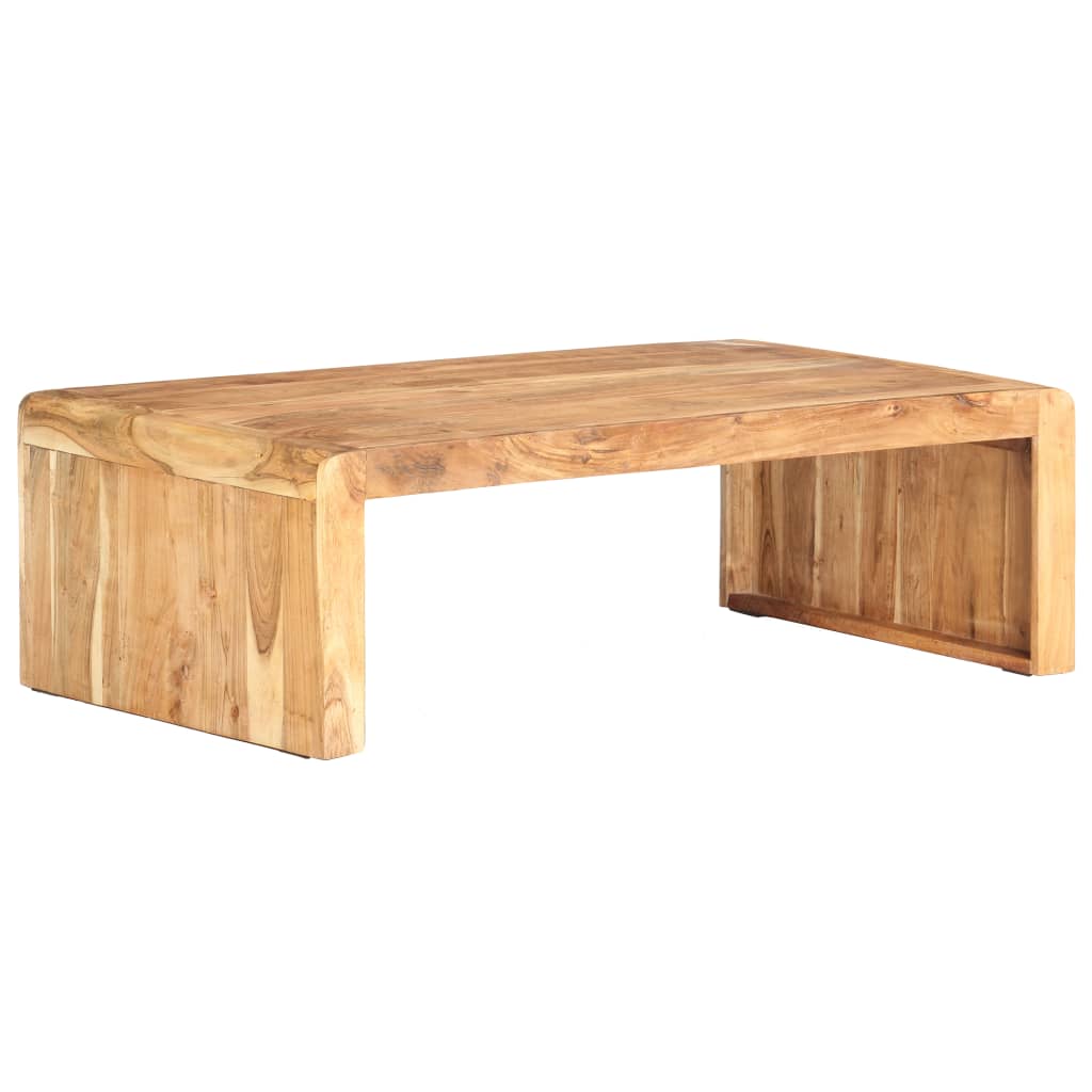 Masuta de cafea vidaXL, Lemn de acacia finisaj natural, 110 x 63 x 35 cm, Maro miere