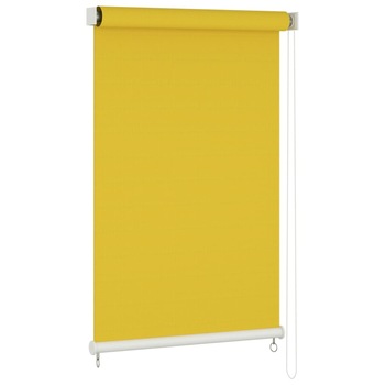 Jaluzea tip rulou de exterior, vidaXL, Polietilena, 140 x 230 cm, Galben Jaluzea tip rulou de exterior, vidaXL, Polietilena, 140 x 230 cm, Galben
