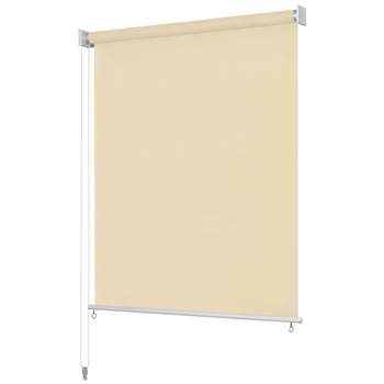 Jaluzea tip rulou de exterior, crem, 80x230 cm, HDPE Jaluzea tip rulou de exterior, crem, 80x230 cm, HDPE