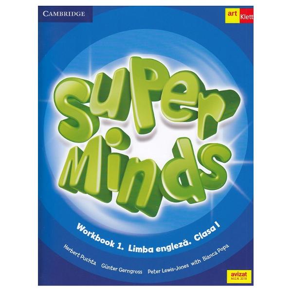 Super Minds. Limba engleza - Clasa 1 - Workbook 1 + CD - Herbert Puchta, Gunter Gerngross, Peter Lewis-Jones, Bianca Popa