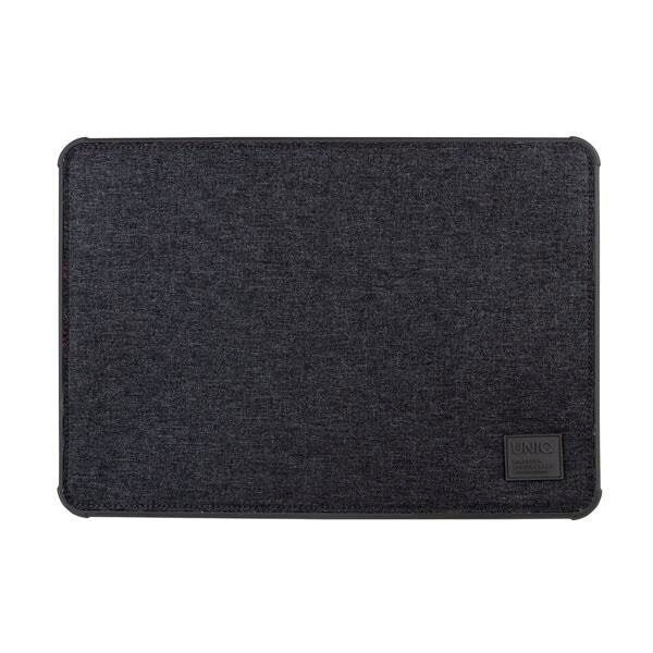 Geanta pentru laptop, UNIQ, Dfender, Pana la 16", Carbune/Negru
