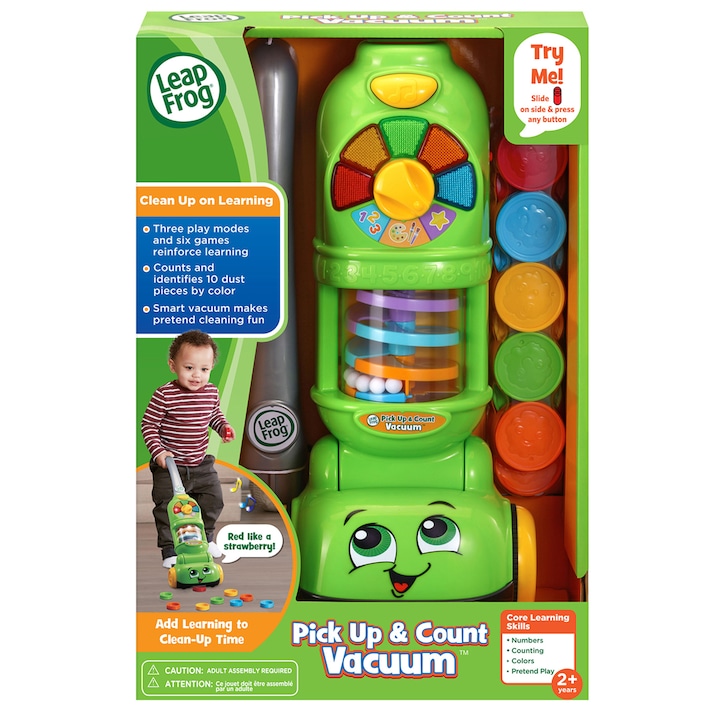 Интерактивна играчка Vtech, детска прахосмукачка