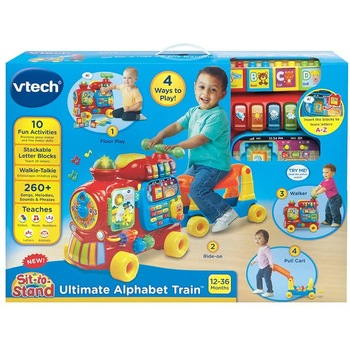Jucarie interactiva Educational Train, Vtech, Multicolor, 1 an+ Jucarie interactiva Educational Train, Vtech, Multicolor, 1 an+