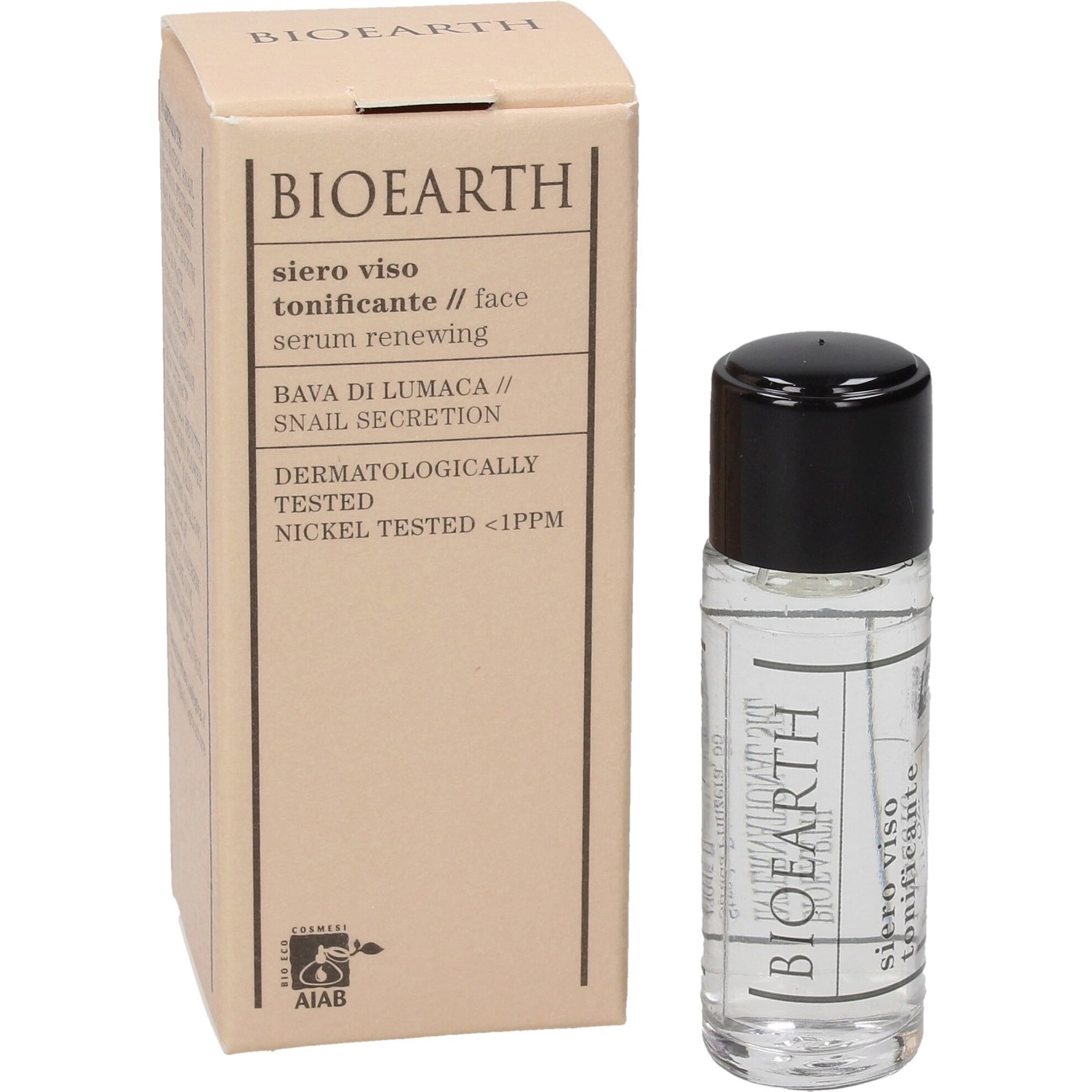 Ser ten tonifiant cu secretie de melc, Bioearth, 5ml