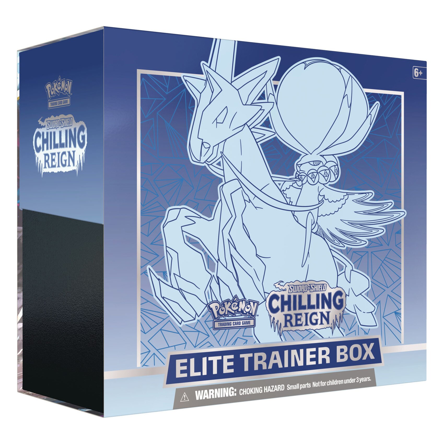Joc de carti Pokemon Sword and Shiled 6 Chilling Reign Elite Trainer Box Ice, limba engleza, extensie