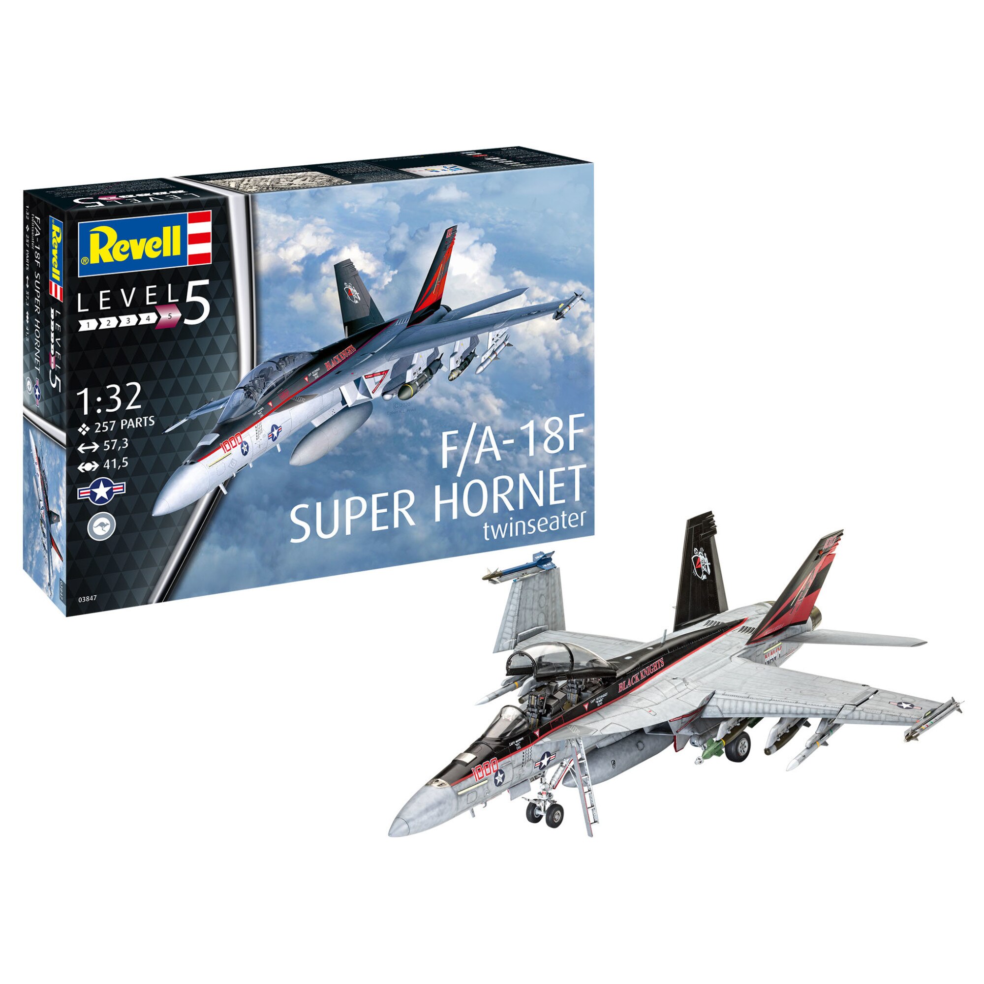 Model prefabricat, Revell, Boeing Super Hornet F / A-18F