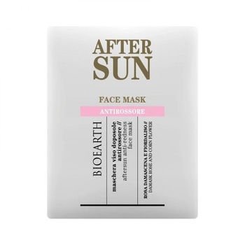 Masca servetel aftersun anti roseata, Bioearth Sun, 1 buc Masca servetel aftersun anti roseata, Bioearth Sun, 1 buc