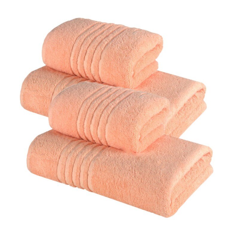 Set 4 Prosoape 100% bumbac,fir dublu,portocaliu
