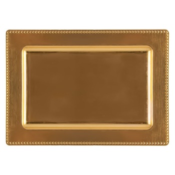 Platou de bucatarie, Zola®, din plastic, auriu, simplu, 35x25 cm Platou de bucatarie, Zola®, din plastic, auriu, simplu, 35x25 cm