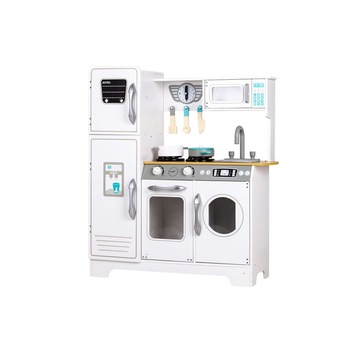 Bucatarie XXL din Lemn, cu Accesorii de Gatit si Masina de Spalat, pentru Copii, Bigshot BS8061W, Cuptor, Alba Bucatarie XXL din Lemn, cu Accesorii de Gatit si Masina de Spalat, pentru Copii, Bigshot BS8061W, Cuptor, Alba