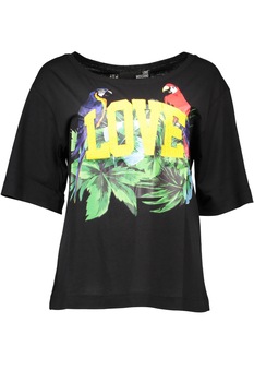 Tricou Dama, LOVE MOSCHINO, 9106651, Logo, Negru, Negru, 40 Tricou Dama, LOVE MOSCHINO, 9106651, Logo, Negru, Negru, 40