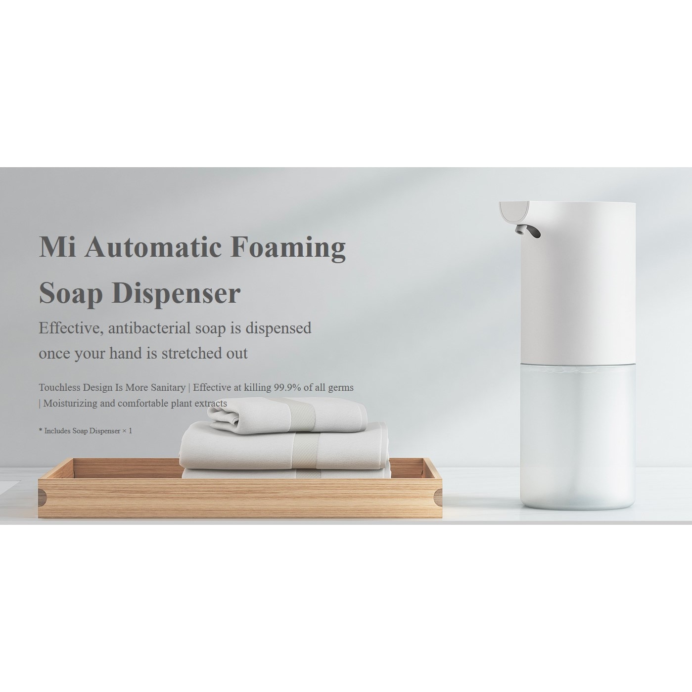 Безконтактен дозатор за течен сапун Xiaomi Mi Automatic Soap Dispenser ...