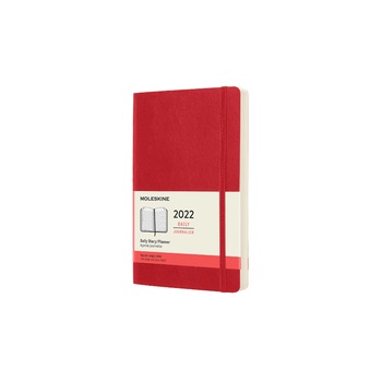 Calendar englezesc Moleskine, 12 Luni, 2022, 13x21 cm, Rosu Calendar englezesc Moleskine, 12 Luni, 2022, 13x21 cm, Rosu