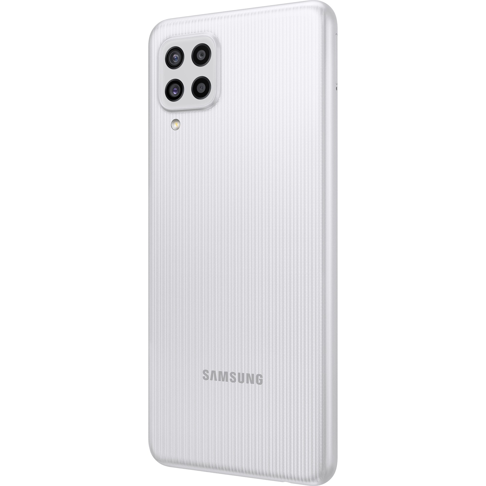 Смартфон Samsung Galaxy M22, Dual SIM, 128 GB, 4GB RAM, 4G, White - eMAG.bg