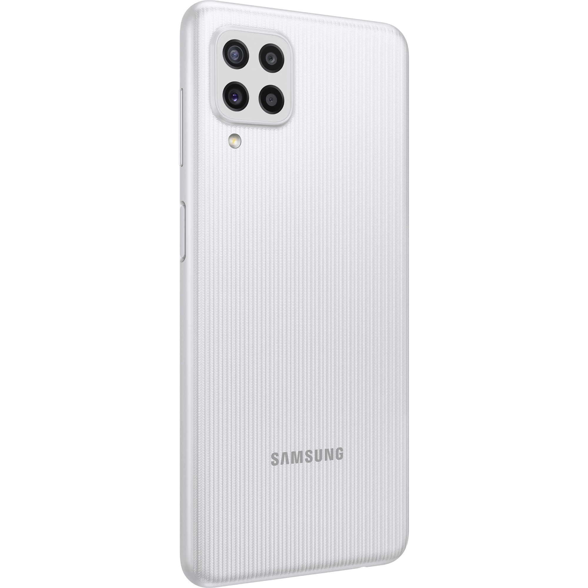 Смартфон Samsung Galaxy M22, Dual SIM, 128 GB, 4GB RAM, 4G, White - eMAG.bg