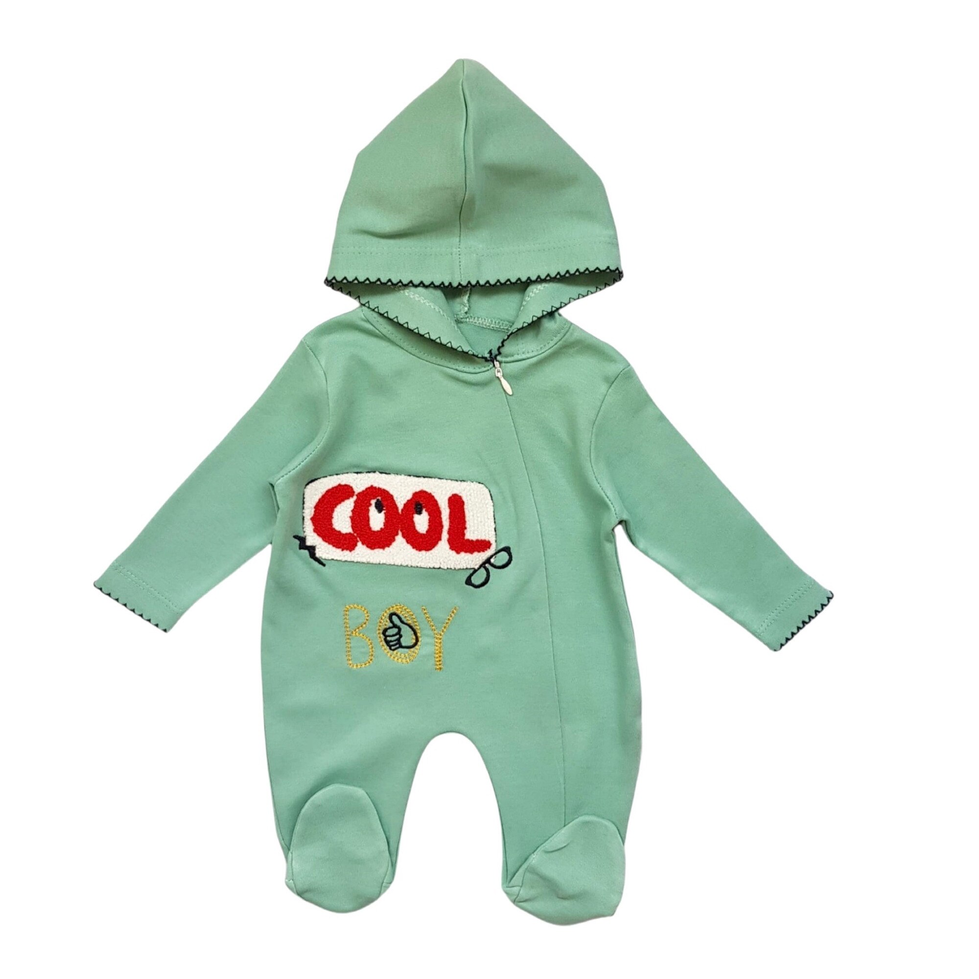 Salopeta cu botosi de bumbac cu gluga, Cool boy