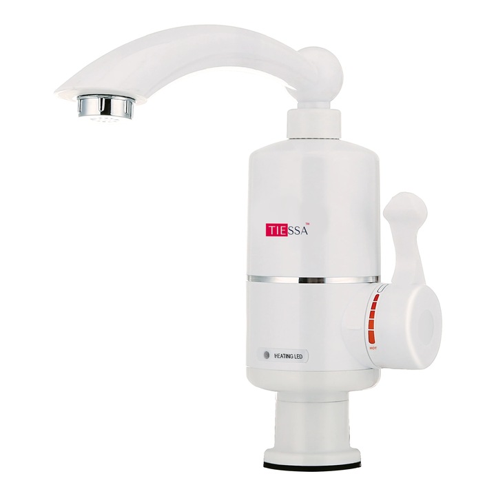 Robinet electric pentru incalzit apa Tiessa®, 3000W, alb