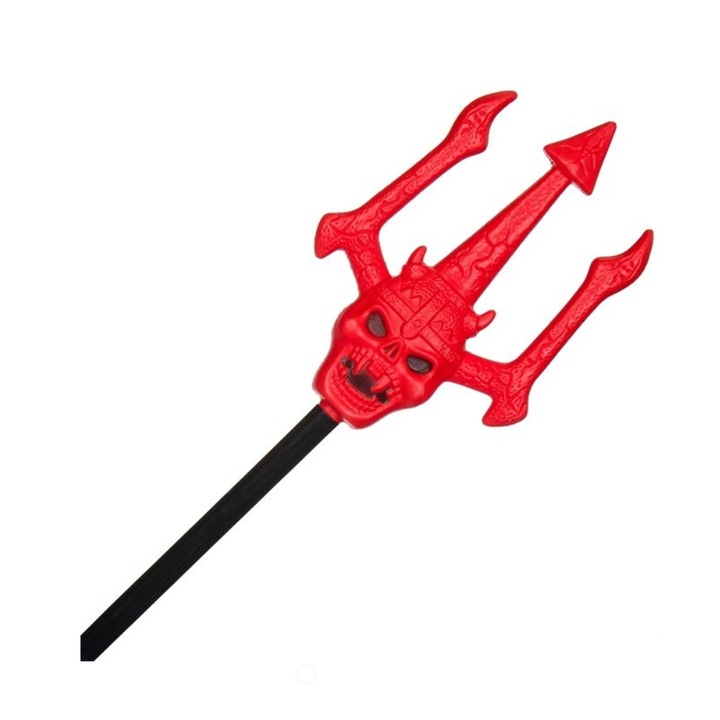 Trident de diavolita, rosu, 125 cm