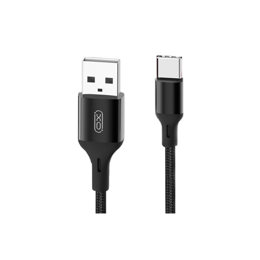 Cablu de date si Incarcare, XO-NB143, Type-C to USB, 2,4A, 2 m, Negru