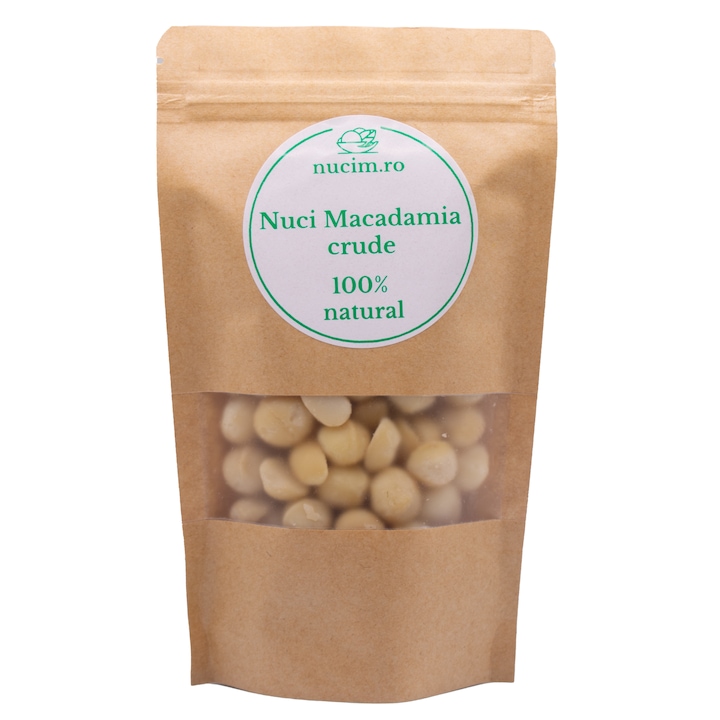 Nuci macadamia, crude, nucim, 500g