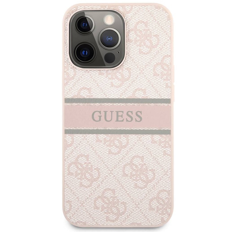 Husa Guess pentru Apple iPhone 13 Pro, Top Quality Standards, Premium, Aziao Tech Optim Protection, Roz Pal