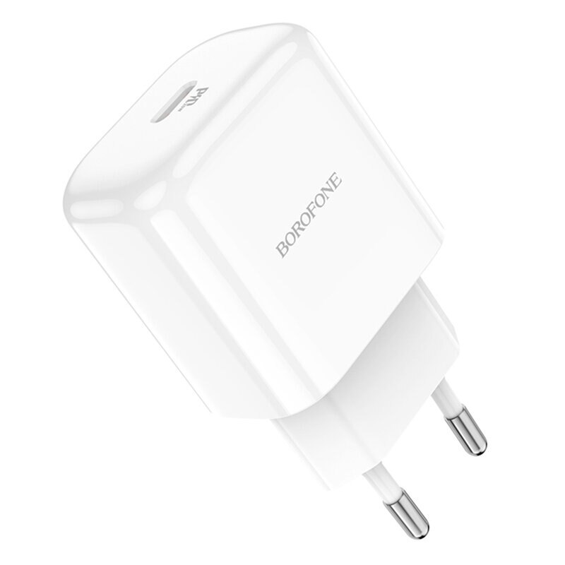 Incarcator priza Borofone BN3 PD 20W Single Port TYP-C - Alb