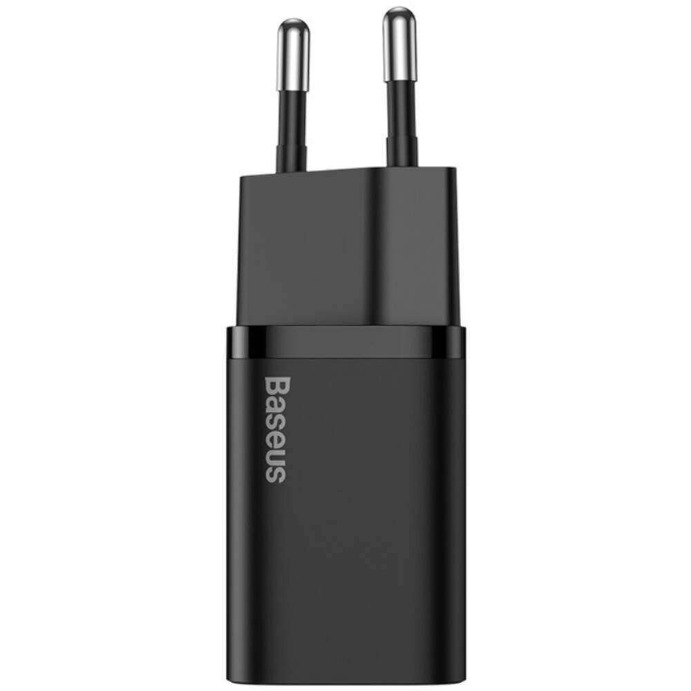 Incarcator priza Baseus - SUPER SI QUICK CHARGER 1C 25W EU USB C / TYP C 1M - Negru