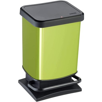 Cos de gunoi cu pedala, Rotho Paso, 20 L, verde Cos de gunoi cu pedala, Rotho Paso, 20 L, verde