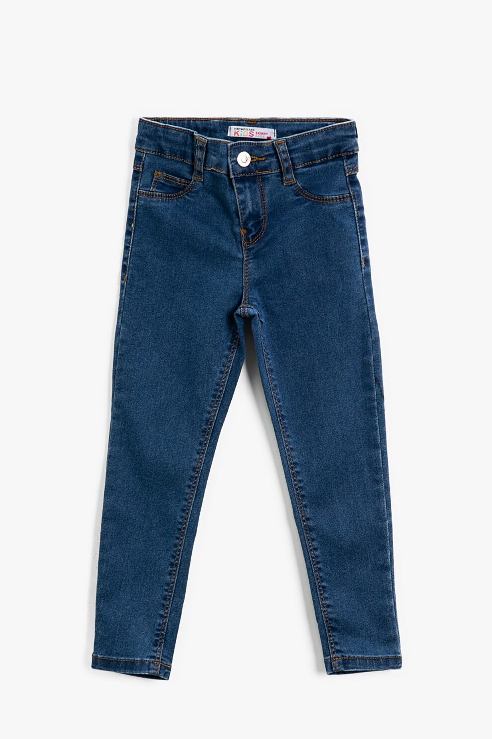 KOTON, Blugi skinny cu 5 buzunare, Albastru inchis