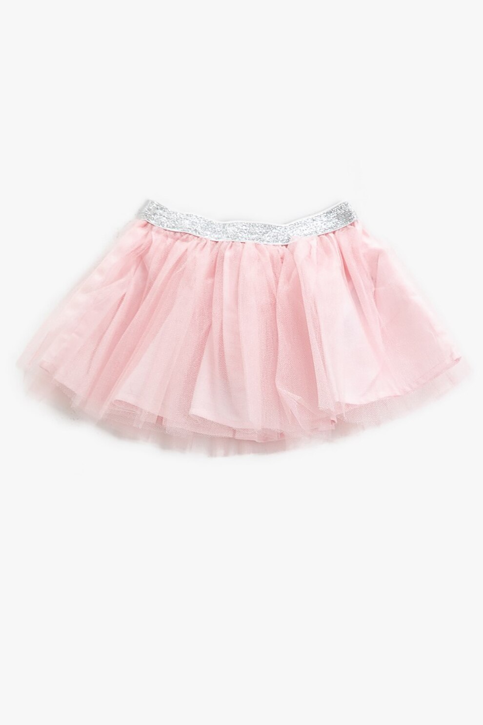 KOTON, Fusta evazata din tul, Roz pal