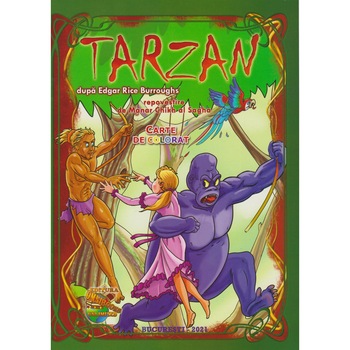 Tarzan. Carte de colorat Tarzan. Carte de colorat