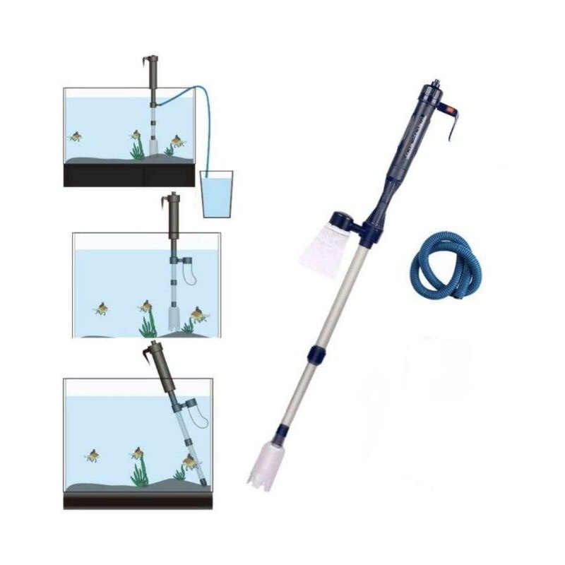 Sifonator electric acvariu pe baterii Ilonda Gravel Cleaner eMAG.ro