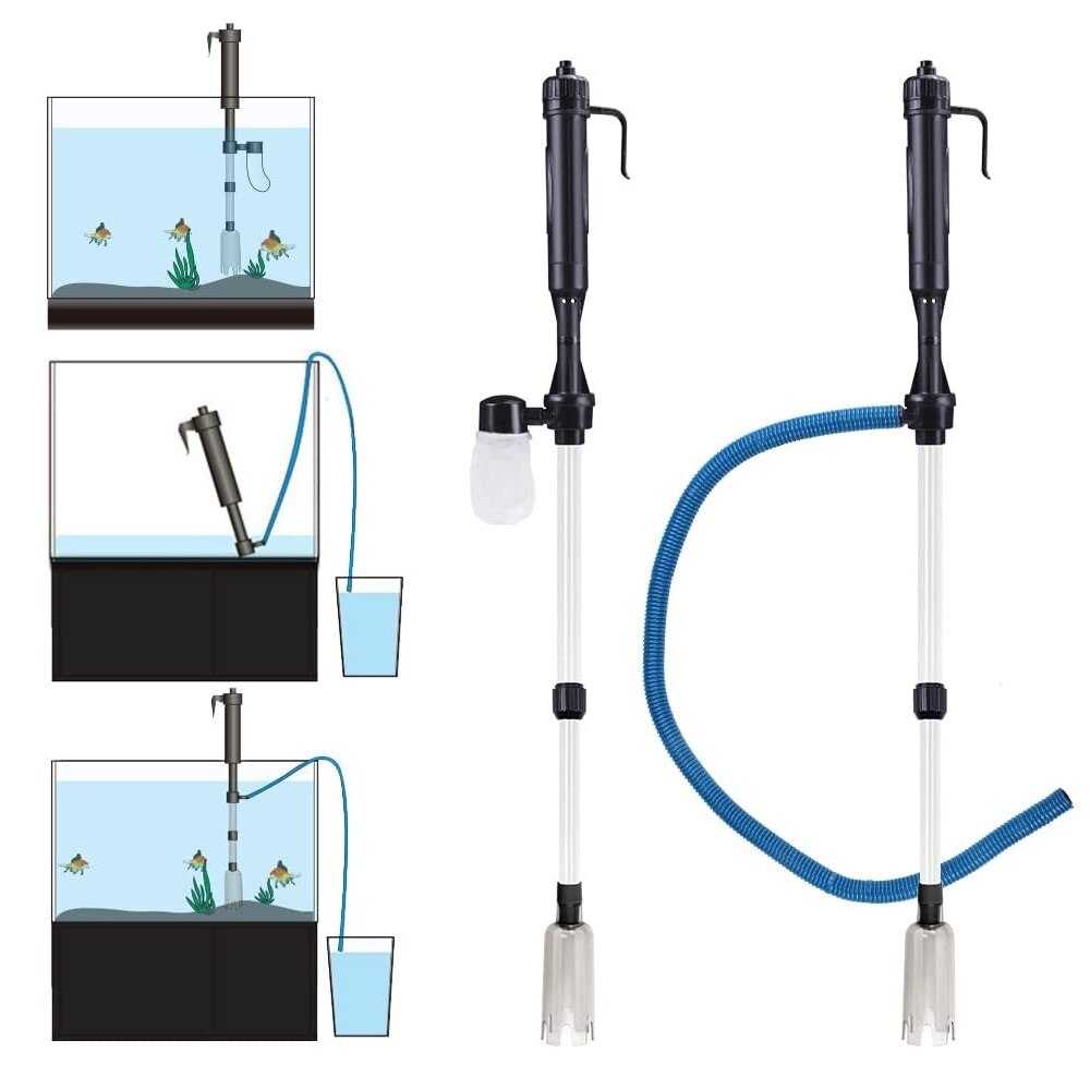 Sifonator electric acvariu pe baterii Ilonda Gravel Cleaner eMAG.ro