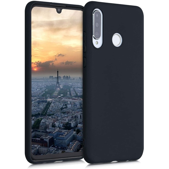 Защитен калъф за Huawei P30 Lite, PC, черен
