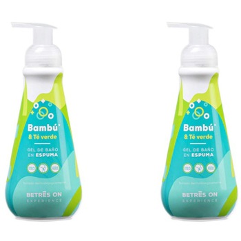 Pachet promo Betres: Gel de dus spuma Bamboo&Green tea, 2 X 575 Pachet promo Betres: Gel de dus spuma Bamboo&Green tea, 2 X 575