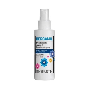 Deodorant spray cu piatra de alaun Bergamil, Bioearth, 100 ml Deodorant spray cu piatra de alaun Bergamil, Bioearth, 100 ml