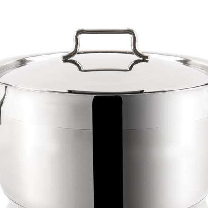 Стоманена тенджера с капак 18/10 Orion Premium Line 8.5л