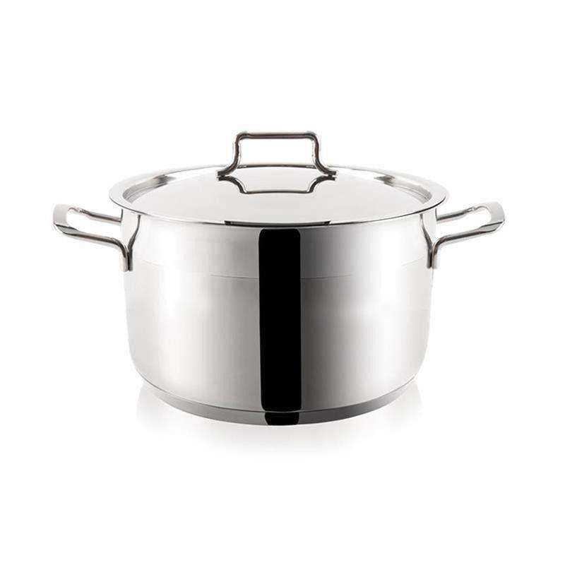 Oala din otel cu capac, 18/10, Orion, Premium Line, 0,7 l