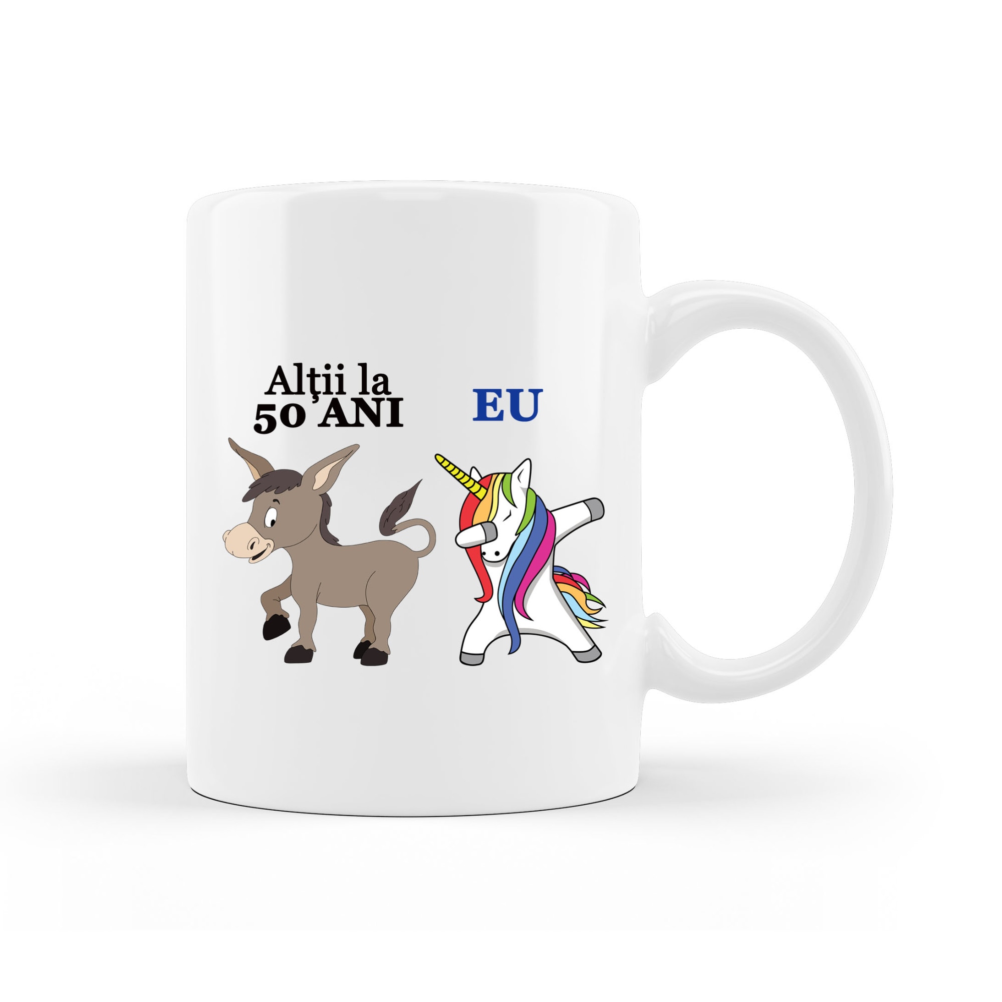 Cana personalizata cu mesajul 