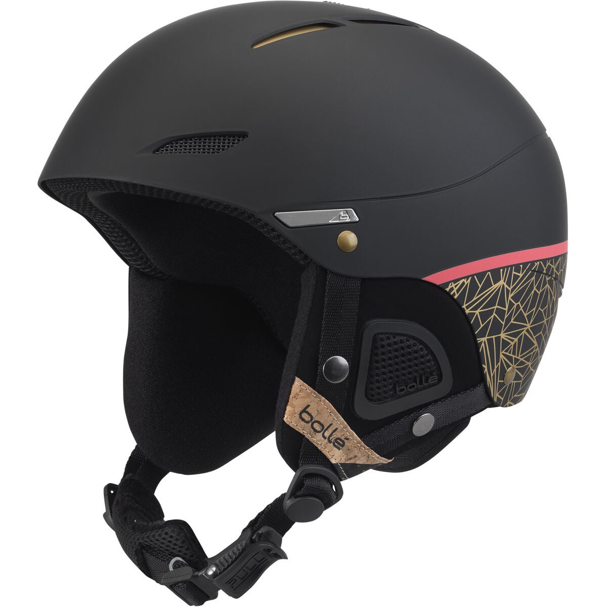 Casca schi Bolle Juliet black rose gold, S, 52-54cm