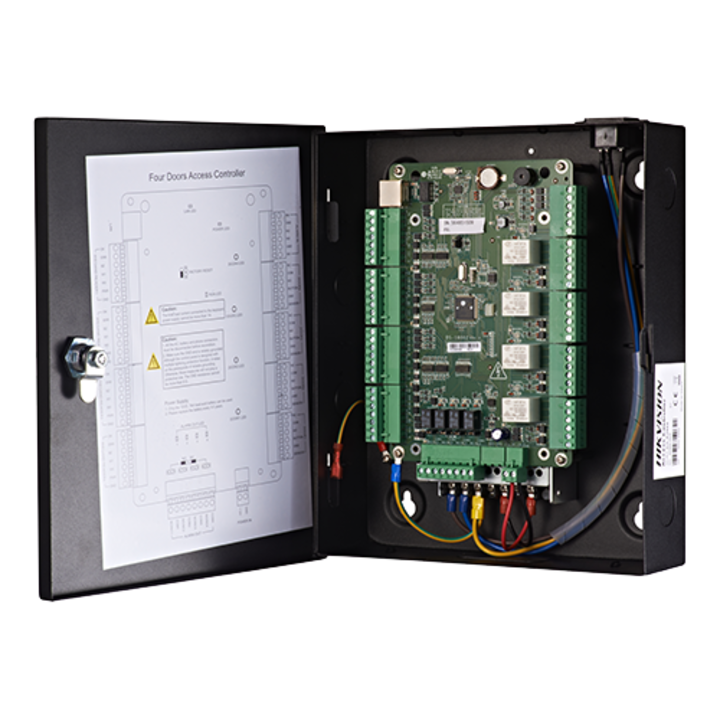 Контролен панел за достъп за 4 еднопосочни врати, TCP/IP връзка -HIKVISION DS-K2804