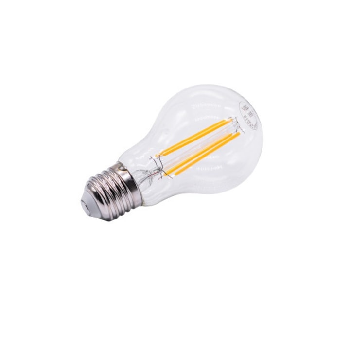 Bec LED Vingate A60 Clear, 8W, 960lumen, Culoare Calda 2700 k, EcoFriendly, A+ Economic