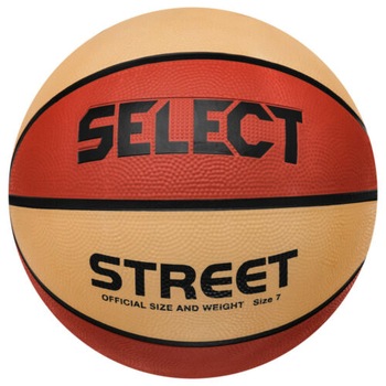 Minge baschet Select STREET Portocaliu Bej Marimea 5 Minge baschet Select STREET Portocaliu Bej Marimea 5